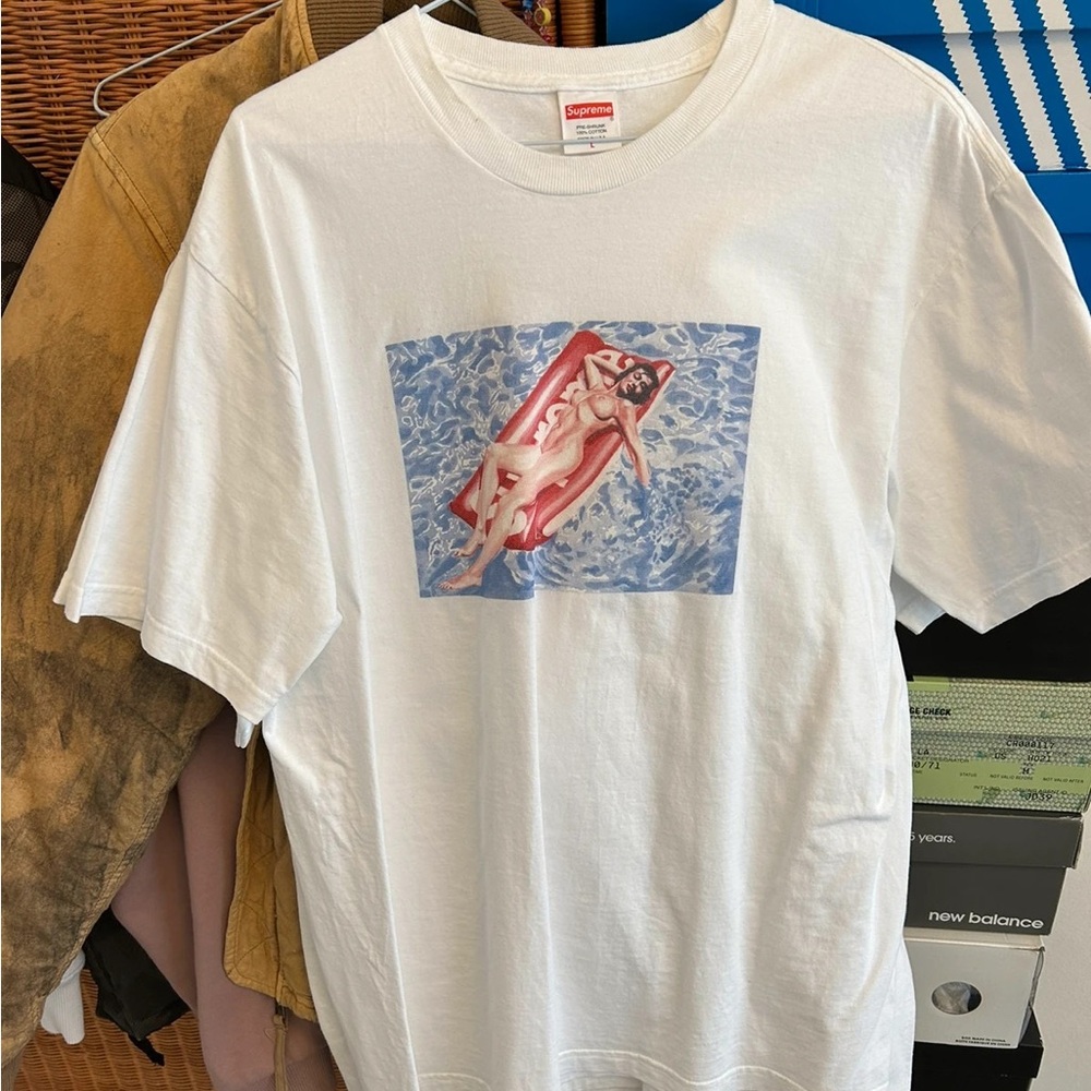 Supreme White Graphic T-Shirt